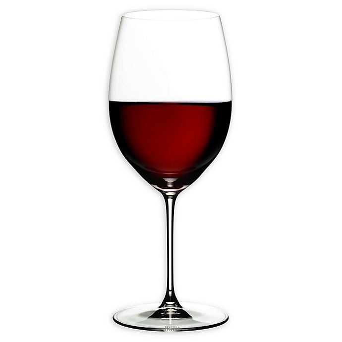 optimally shaped glass for a bold, full-bodied red wine