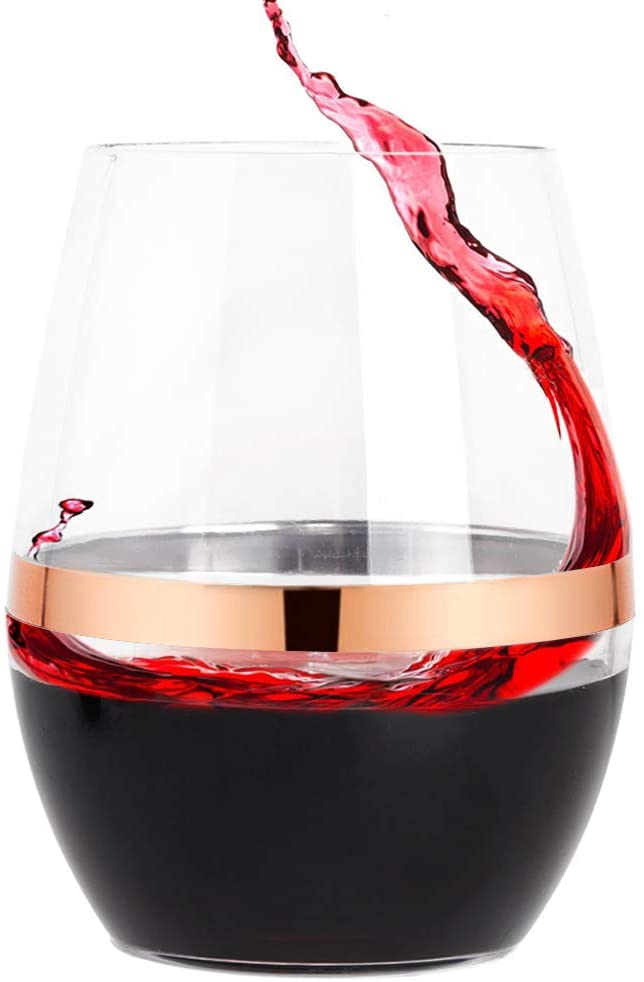 Bucla Plastic Disposable Wine Glass Set